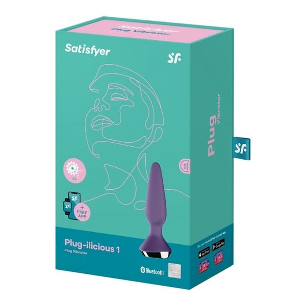 Satisfyer Plug-Ilicious 1 – Anal-Plug med Vibration