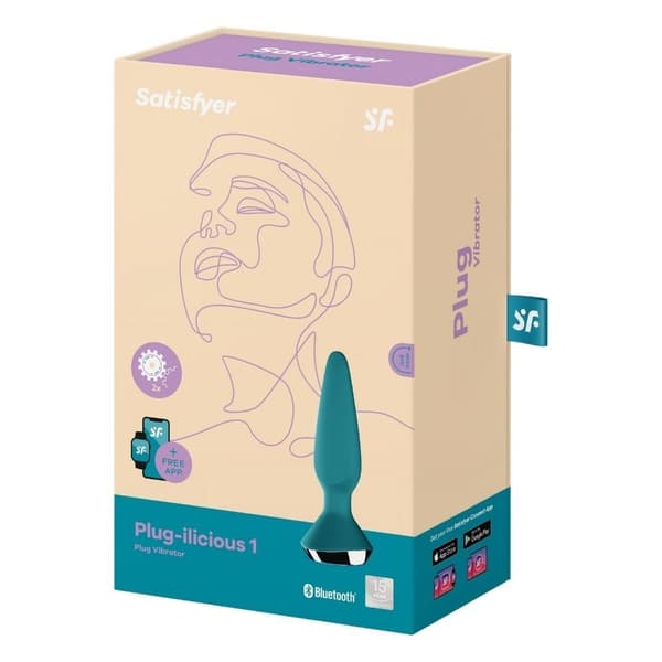 Satisfyer Plug-Ilicious 1 – Anal-Plug med Vibration