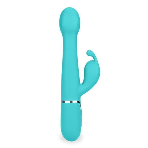 Vibromassagekanin automatisk fram- och tillbaka med handsfree Planet - Turkos