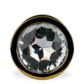 Miniatyrbild 3 av 4: Metal plug anal rosaskjärt med guld M 88g - 6 färger - Diamant