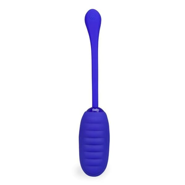 Egg vibrerande komfort och 12 lägen Eros - Avståndsvibrator för par - Mörklila