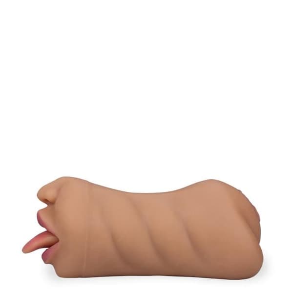 Masturbator man Realistic Vagina Artificial Vagina Mouth Tongue Drawn and Vagina Talia - Matte Skin