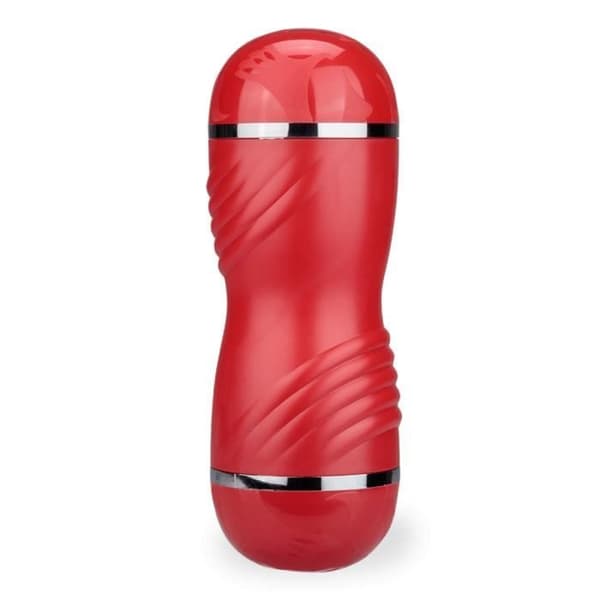 Masturbator för män dubbel ingång vagina mun Salome - Röd