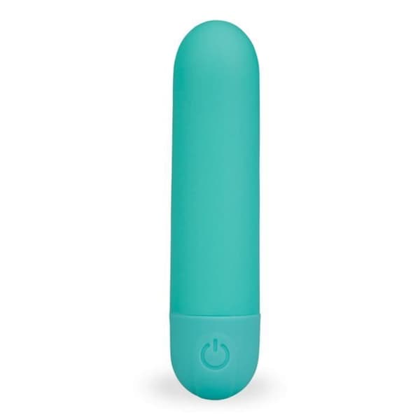 Mini vibromasseur rechargeable en silicone Dazzling - Turquoise