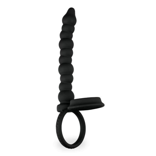 Dubbel cockring med plugg för dubbel penetrering Afternoon - LOVE AND VIBES Collection