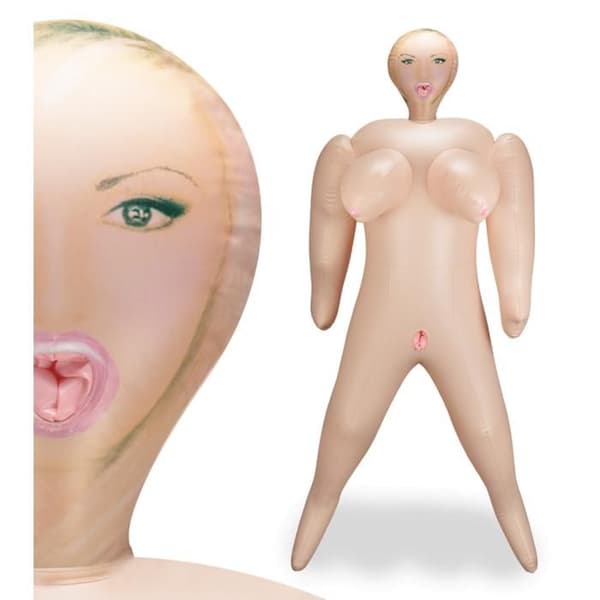 Kurvig uppblåsbar docka vagina och mun Sylvia - Kollektion LOVE AND VIBES