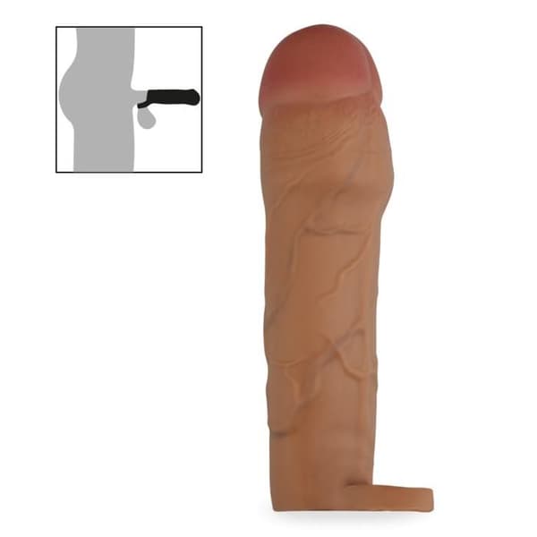 Realistisk penisskida 19,5 cm Nino