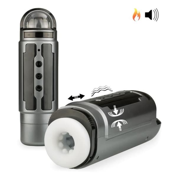 Masturbator för män, vibrerande automatisk fram och tillbaka med airbags Frenzy - Kollektion LOVE AND VIBES