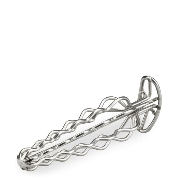 Analplugg lång med metallstänger Curl