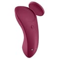 Miniatyrbild 2 av 4: Connected stimulator - Satisfyer - Sexig hemlighet - Bordeaux - Silikon - Vibrerande