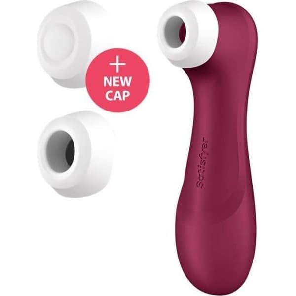 Clitoral Stimulator - SATISFYER - Pro 2 Gen 3 - Flytande luft - Sugkopp - Bordeaux