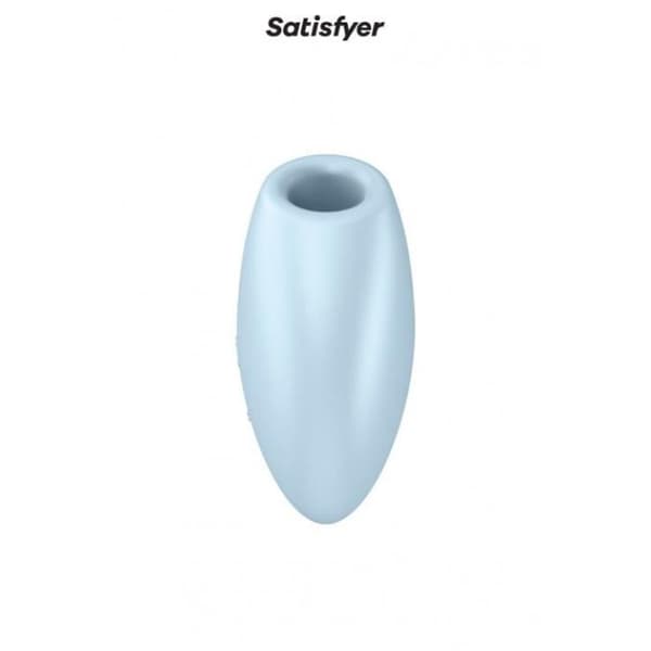 Klitoral stimulator - Satisfyer - Cutie Heart - Blå - Dubbel funktion - Air-pulse teknologi