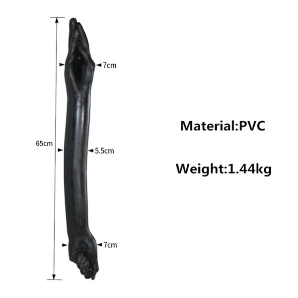 Stort Handdildo, 65CM Storlek, Hållbart PVC-material,A