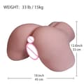 Miniatyrbild 2 av 2: Sexdocka, Livliknande Silikon, Flexibelt Skelett,15 kg