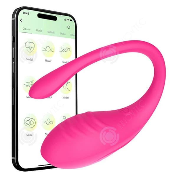 INN Vibrator 9 Vibrationslägen Bärbara Vibrerande Trosor App Fjärrkontroll med för G Spot Kvinnliga Klitor Klitoral Rosa