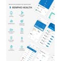 Miniatyrbild 2 av 4: RENPHO Smart Hopprep med Mätare, Trådlös Justerbar Hopprep, App Analysdata, Fitness Hopprep