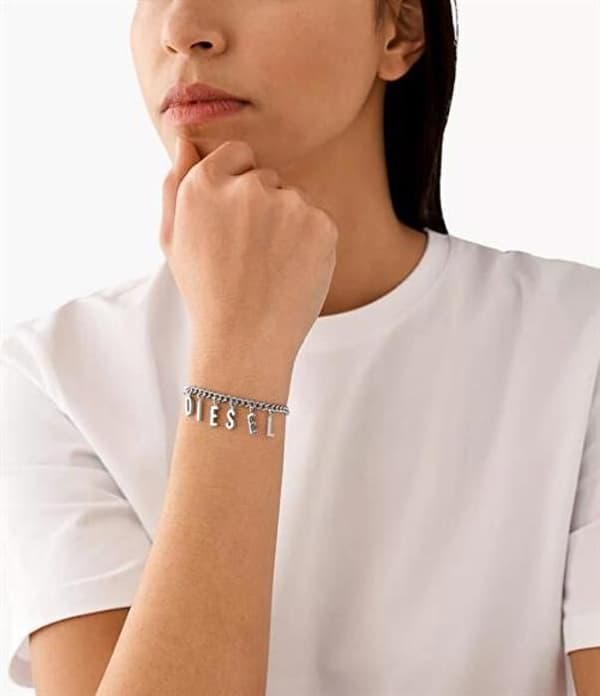 Unisex armband/bensmycke i stål DX1493040