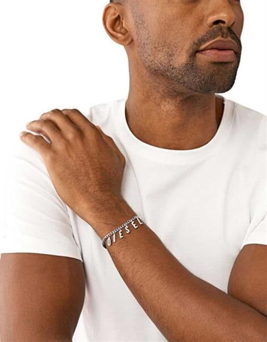 Unisex armband/bensmycke i stål DX1493040