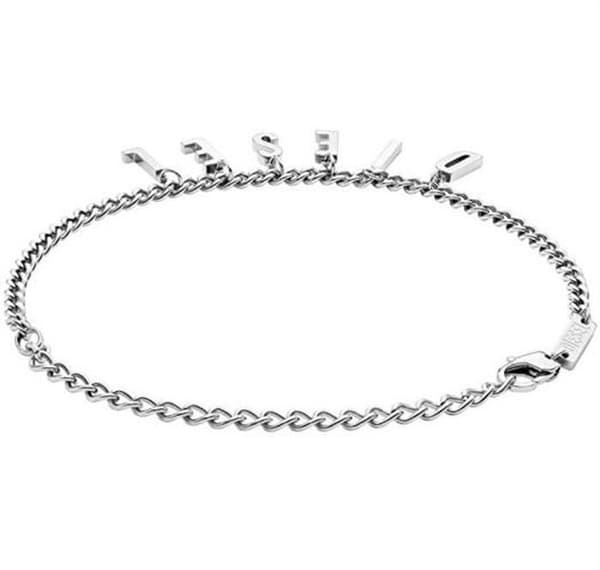 Unisex armband/bensmycke i stål DX1493040