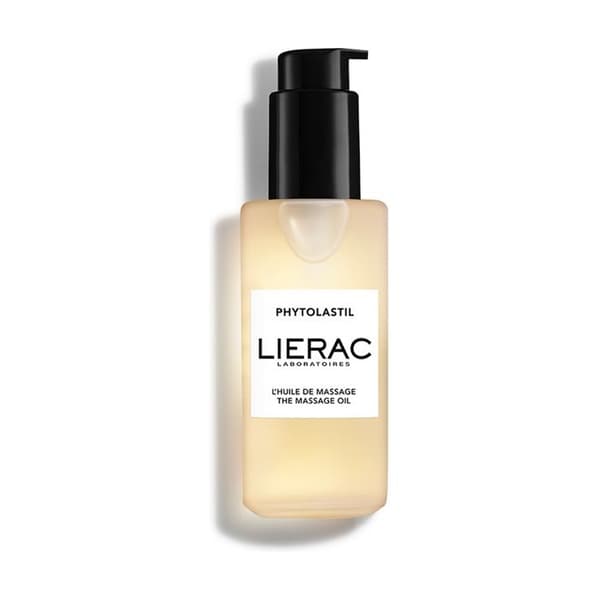 Massageolja - Lierac - Phytolastil - 100 Ml - Antihudbristningar - Bomull och vita blommor