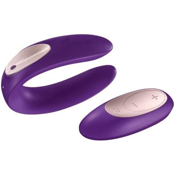 Parstimulator - Partner Plus - Fjärrstyrd - Lila - Vibrerande - Vuxen
