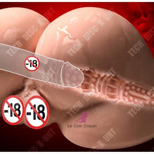 TD® Realistisk manlig onanist manlig gay docka analsex rumpa massage sexleksak anus hål simulering orgasm homo friskt klart kött