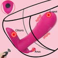 Miniatyrbild 4 av 4: HTBE® Bärbar trådlös fjärrkontroll för vuxna kvinnor Multi-Frequency Magnetic Vibration Mobile G-Spot Stimulation M Stick