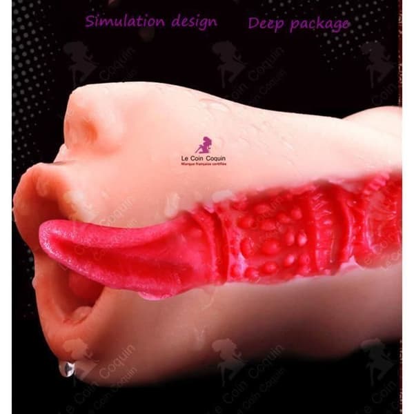 LCC® Realistic 3D mun onani manlig handdocka gay bärbar sexleksak vaginette kvinnlig man konstgjord tvättbar flygplansmugg