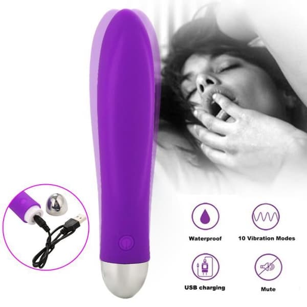 Uppladdningsbar 12-hastighets vattentät bultvibrator för kvinnor sexleksaker Sexprodukt @zo1009