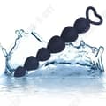 Miniatyrbild 2 av 4: TD® Analplugg med ringar - Analstimulator - Rosenkrans Sexleksak - Black Beads Vaginaplugg Sexleksak - Vuxenprodukt - Silikon