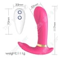 Miniatyrbild 2 av 4: TD® Sexleksaker Onani Kvinnor Bär Dildo Vibratorer Trådlös Fjärrkontroll Uppvärmning Sex Stimulerande Flirt Produkt