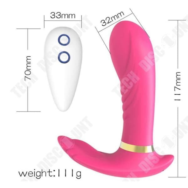TD® Sexleksaker Onani Kvinnor Bär Dildo Vibratorer Trådlös Fjärrkontroll Uppvärmning Sex Stimulerande Flirt Produkt