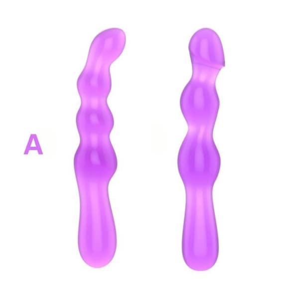 Erotisk mjuk Jelly Butt Plug Anal Dildo Sexleksaker För Kvinnor Män Butt Plug Anal Pärlor Sexleksaker för vuxna p - Typ: A -JB1597B