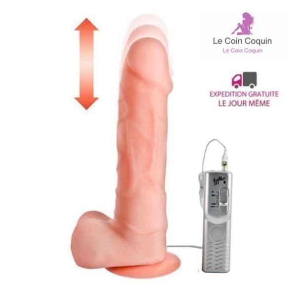 Stor vibrerande dildovibrator 20 cm hyperrealistisk ultramjuk silikonvibrator för kvinnor par klitorisstimulator HH4155