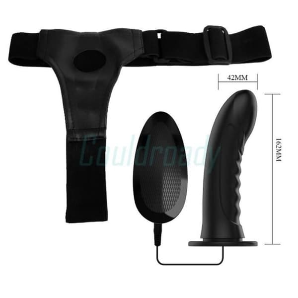 Dildo vibrator - JYSD - Modell JYSD-A23 - silikon - stor - vattentålig