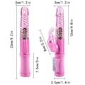 Miniatyrbild 2 av 4: 8 lägen Dildo Vibrator G Spot Rabbit Vibrators Sexprodukt Dildos Vibrator Sexleksak Sexleksaker för kvinnor Rosa