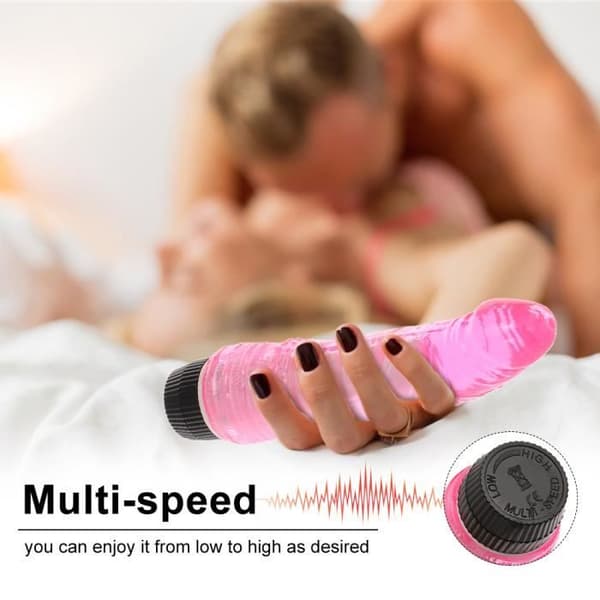 Vibrator - Ej specificerad - Flerhastighets - Rosa - ABS/TPE - Vattentät