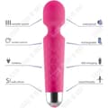 Miniatyrbild 3 av 4: TD® sladdlös stavmassageapparat 8 kraftfulla hastigheter och 20 vibrationsmönster - Bärbar elektrisk personlig massageapparat - Impermea