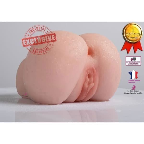 Lecoincoquins® hane MASTURBATOR kommer och går extremt realistisk Vagina Rumpa Anus fitta blygdläppar djup klitoris Man Sexleksak