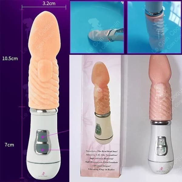 LCC® Kvinnors klitorisvibrator kraftfull tyst vibrerande par vattentät Sexleksak tungladdning vibration cunni m~YJ6672