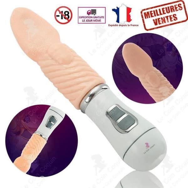 LCC® Kvinnors klitorisvibrator kraftfull tyst vibrerande par vattentät Sexleksak tungladdning vibration cunni m~YJ6672