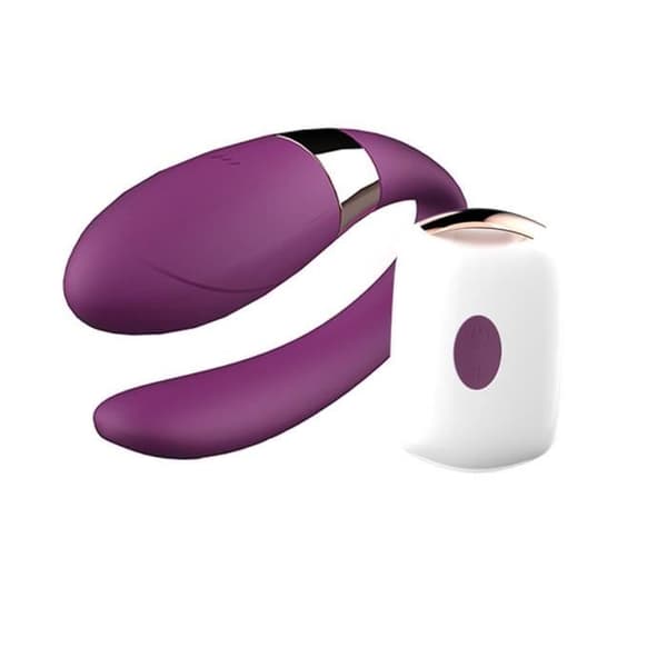 Vibrator - Wand - Trådlöst uppladdningsbar - Lila - För vuxna - Slidan