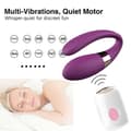 Miniatyrbild 1 av 4: Vibrator - Wand - Trådlöst uppladdningsbar - Lila - För vuxna - Slidan