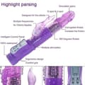 Miniatyrbild 3 av 3: Pinkpouss Jack Rabbit Vibrator Roterande Vibrerande Sexleksak Dildosexleksaker för kvinnor