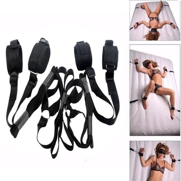 Bondage Strap - MENGMA - Justerbar - Svart - Bekväm - Säker