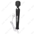 Miniatyrbild 2 av 4: TD® Female massagestav svart vattentät silikonvibrator superstor vibrator trådlös fjärrkontroll massagestav svart
