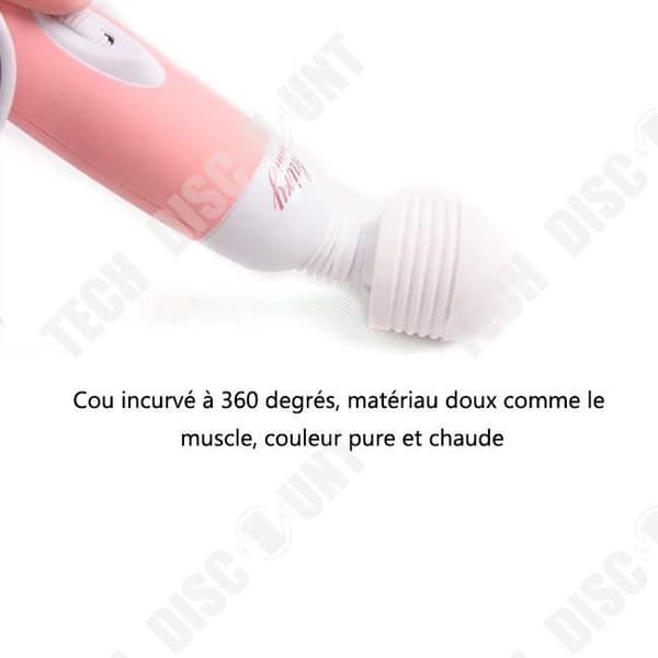 TD® 220V rosa AV massagestick kvinnlig onanist - längd 25cm - klitorisstimulering - klitoris - sexleksaker