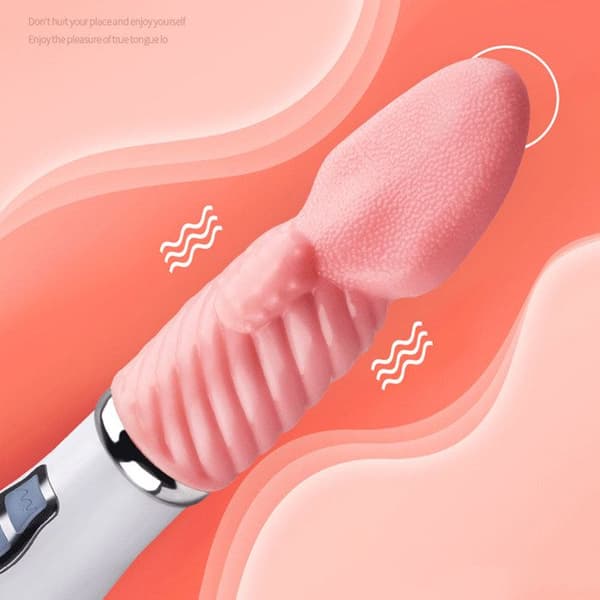 TD® Simulering magisk tunga vibrator elektrisk tunga cunnilingus vibrator kvinnlig onani sexleksaker uppladdningsbar vattentät