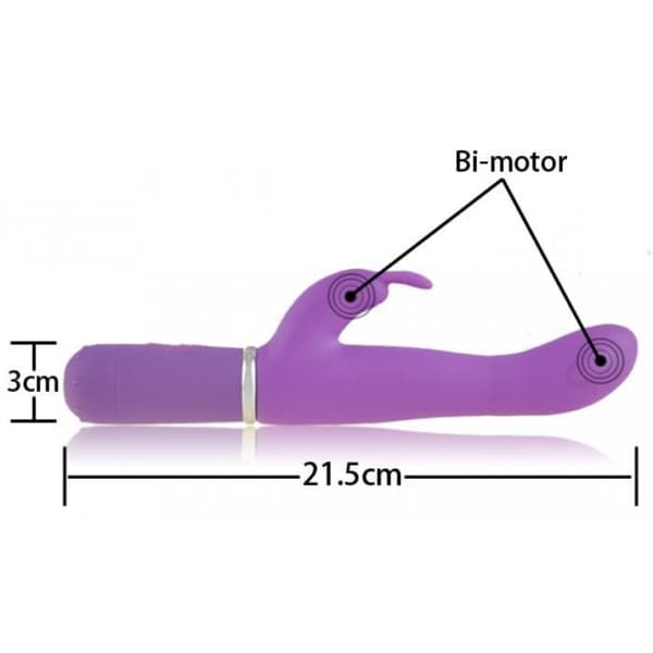Kvinnor Clitoris G-Spot Rabbit Vibrator Silikon Sexleksaker för vuxna