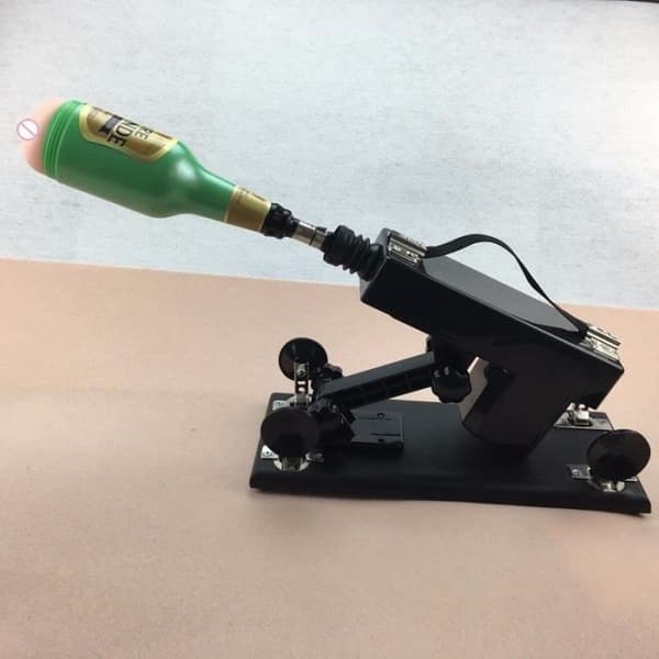 NIKING® Automatisk justerbar hastighet Sex Machine Vibrators Gun med 6 dildo onani sexleksaker för kvinnor och par